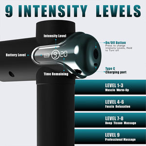 Masajeador de percusión de mano, pistola de masaje portátil para aliviar el dolor muscular, tejido profundo para espalda, cuello, cintura, alivio del dolor - Product Image 2