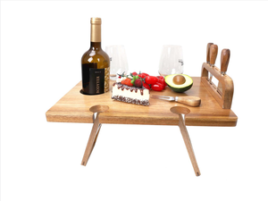 Tabla <span class=keywords><strong>de</strong></span> cortar <span class=keywords><strong>de</strong></span> <span class=keywords><strong>mesa</strong></span> <span class=keywords><strong>de</strong></span> <span class=keywords><strong>madera</strong></span> portátil con bambú natural al aire libre plegable vino y bandeja <span class=keywords><strong>de</strong></span> queso <span class=keywords><strong>mesa</strong></span> <span class=keywords><strong>de</strong></span> picnic <span class=keywords><strong>de</strong></span> <span class=keywords><strong>madera</strong></span> - Product Image 2