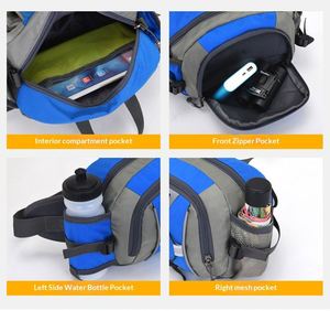 Custom Logo Fanny Pack Crossbody Bag Outdoor Hiking Nylon Waterproof Zipper Large Capacity Bow Pattern Funny <b>Pouch</b> Single - Product Image 3