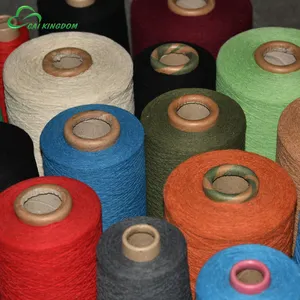 40 유효한 색깔 Ne6/3 Ne6/5 oe는 뜨개질을 위한 손 Tufting 면 털실을 위한 색깔 털실을 재생합니다