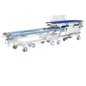 Emergency Trolley Height Adjustable Foldable 600 Lb Load Capacity For Hospital Ward And Emergency Care - Product Image 1