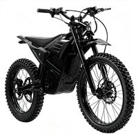 Moto tout-terrain électrique Comoze K2 PRO Sur Ron 6500W avec moteur à engrenages, 72V, vitesse 75 km/h