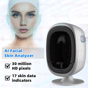 Système d'analyse de la peau Bitmoji AI, machine de numérisation faciale 3D, miroir magique HD, analyseur de problèmes de peau, lampe UV LCD, analyse faciale Wifi - Product Image 2