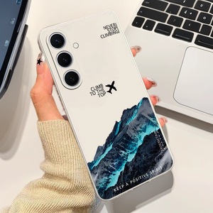 <span class=keywords><strong>Coque</strong></span> de téléphone portable tendance pour <span class=keywords><strong>Samsung</strong></span> S24 S25 Ultra, motif montagne enneigée, antichoc, <span class=keywords><strong>coque</strong></span> <span class=keywords><strong>transparente</strong></span> - Product Image 1