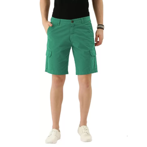 Multi Poches Hommes Plus Size Casual Cargo Shorts Pant Design Personnalisé Couleur Solide Stylish Summer Cargo Shorts From BD - Product Image 1