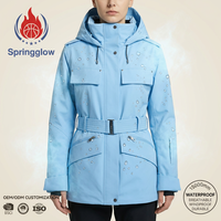Veste de montagne professionnelle pour femmes avec logo personnalisé, imperméable 20k, veste de randonnée en plein air à coque dure, fabrication OEM, tactique