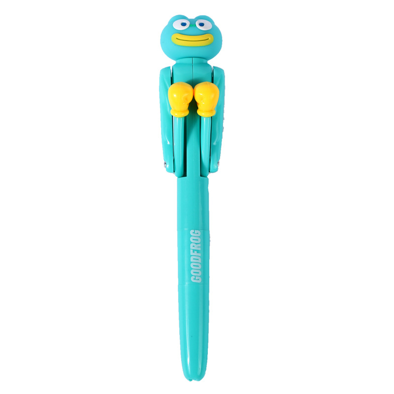 Stylo de boxe grenouille bleue, type balle, 10/pièce