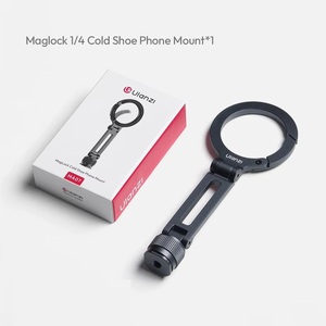Ulanzi MA-07 Maglock 1/4 Cold Shoe Phone Mount Double-Side Magnetic Phone Mount Camera Tripod for iPhone 17 16 15 14 13 <strong>Bracket</strong> - Product Image 6