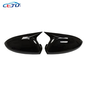 Capuchons de rétroviseur de porte de voiture noir brillant ABS Carbon Look M Style pour Chevrolet Monza LS LT RS Cavalier Turbo 2019-2024 - Product Image 2
