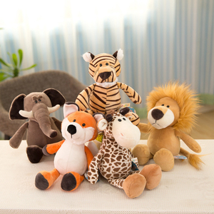 Forest Animal Dolls Elephants Lions <strong>Monkeys</strong> Ctivity <strong>Gifts</strong> Children's Birthday Plush Toys Kids &amp; Fans Wedding &amp; Party Ornaments - Product Image 4