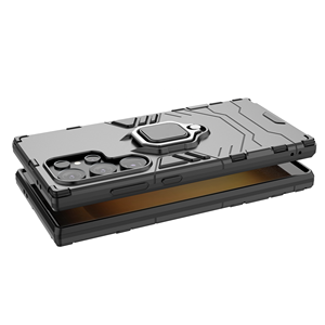 Étui antichoc Impact Ring pour <span class=keywords><strong>Samsung</strong></span> Galaxy S25 Ultra S25 Edge S24 Ultra, protection robuste pour <span class=keywords><strong>Samsung</strong></span> S23 Plus S22 S21 FE S20 S10 S9 - Product Image 3