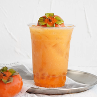 Paket 1Kg Selai Kesemek Premium, Puree Kesemek untuk Bubble Tea