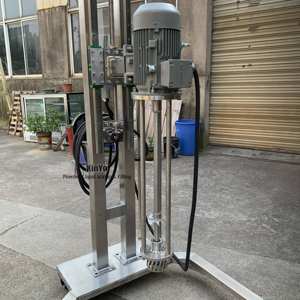 分散ディスク乳化剤付きカスタマイズされたアジテーターシャフト化学物質処理用の新しい状態のモーターベアリングとギアボックス - Product Image 5