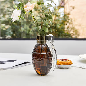 Diseño único para decoración del hogar, jarrón de cristal con forma de <span class=keywords><strong>Granada</strong></span>, centros de mesa, jarrón de cristal para regalo de recuerdo - Product Image 5