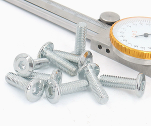 Viti per Mobili con Testa Esagonale Svasata in Acciaio al Carbonio e Inox, Zincate e Ossidate Nere, Bulloni per Armadietti M3-<span class=keywords><strong>M12</strong></span> - Product Image 3