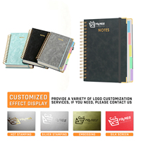 Carnet à spirale B5 de qualité supérieure OEM, couverture rigide en cuir PU avec logo personnalisé pour cadeaux d'entreprise et cadeaux personnels