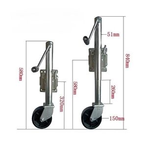 1200 lbs <span class=keywords><strong>Bateau</strong></span> <span class=keywords><strong>Remorque</strong></span> <span class=keywords><strong>Stabilisateur</strong></span> élévateur Jack Stand <span class=keywords><strong>Remorque</strong></span> Jack Jockey Roue avec roue en nylon - Product Image 5