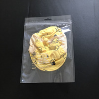 Chapeaux à trou rond en plastique laminé à haute transparence emballage sac ziplock transparent