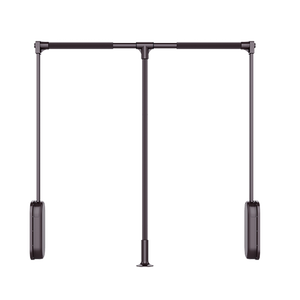 Hnoss tủ quần áo nâng giá đôi tự chọn tải mang Kim Loại Nâng kéo xuống quần áo móc áo - Product Image 2