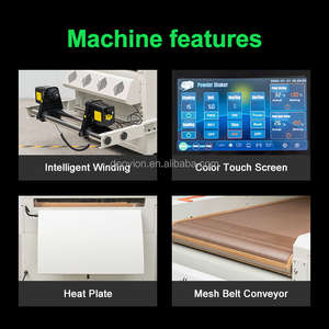 DOOYION 2025 último nuevo purificador de aire interior 60cm secador de agitación agitador de polvo Dtf con alarma de Bajo polvo y cinta transportadora - Product Image 6