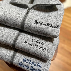 Giacche in Pile Unisex con Zip a Maniche Lunghe, Cappotti Invernali <span class=keywords><strong>per</strong></span> <span class=keywords><strong>Infermieri</strong></span>, Sport, Corsa e Lavoro - Product Image 4