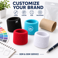 Bracelets personnalisés avec logo – Vente chaude – Bandeaux de sport en coton absorbants et respirants pour l'entraînement de tennis