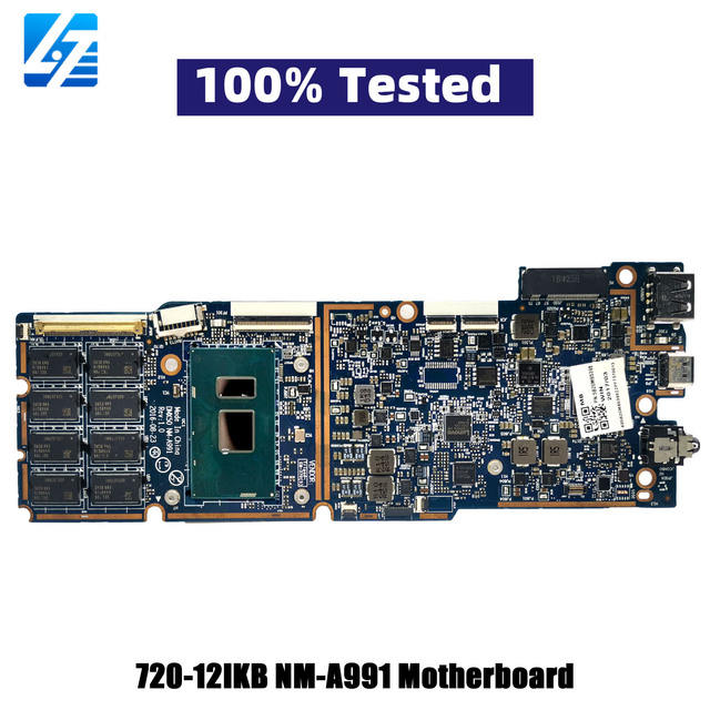 For Lenovo Ideapad Miix 720-12IKB NM-A991 Tablet Motherboard With I3 I5 I7 CPU 4GB 8GB 16GB RAM 100% Tested OK