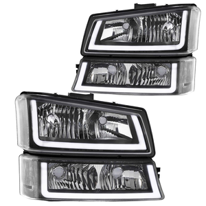 Bán Hot <span class=keywords><strong>Led</strong></span> Đèn Pha nhà sản xuất <span class=keywords><strong>DRL</strong></span> cho 2003-2006 Chevy <span class=keywords><strong>Silverado</strong></span> <span class=keywords><strong>Led</strong></span> ô tô đèn pha - Product Image 1