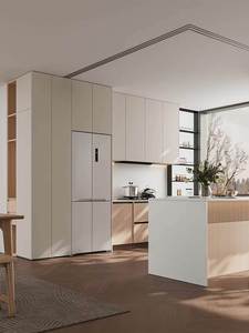 Meubles de <span class=keywords><strong>cuisine</strong></span> modernes et minimalistes en contreplaqué sur mesure avec îlot de rangement et comptoir - Product Image 4