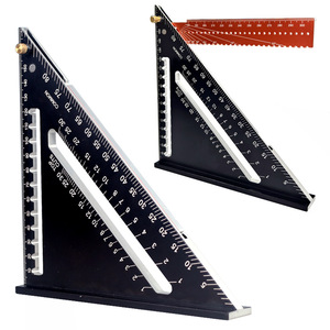Aluminum Alloy 7 Inch Right Angle Ruler Adjustable Fixed Angle Triangle <b>Measuring</b> <b>Tool</b> - Product Image 1