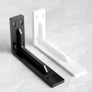 Soporte de pared para TV colgante de acero inoxidable Sunsbuild, soporte de metal en forma de L para montaje en pared, soporte para estantería de gabinete. - Product Image 1