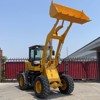 Schnelle Lieferung Günstiger Preis Chinesischer EPA CE EPA Motor Diesel Radlader Kompakter Frontlader 1t 2ton Klein radlader Zum Verkauf