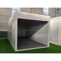 Maison conteneur portable à assemblage rapide de 20 pieds pour bureau de chantier et hébergement de projet