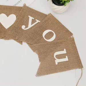 Guirnalda de Yute Rústica con Letras de Agradecimiento para Decoración de Bodas, Fiestas de Cumpleaños, Baby Showers y Despedidas de Soltera - Product Image 3