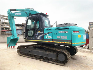 Buen estado usado Japón Kobelco SK200 Mini excavadora sobre orugas Kobelco SK130 SK140 SK150 SK200 SK210 SK250 en stock - Product Image 4