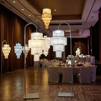 Accessoires de mariage : Barre lumineuse en acrylique effet cristal, Décoration de fête et de mariage, Luminaire de scène, Allée de mariage, Lustre, Éclairage de mariage