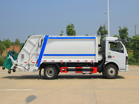 Camion à ordures compacté diesel manuel Dongfeng 6X2 compacteur Jac de haute qualité 3 tonnes compresseur de déchets prix de la voiture à ordures