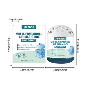 Boîte magique d'air intérieur multifonctionnelle, parfum de menthe naturelle, neutralise et absorbe les odeurs intérieures, désodorisant ménager, désodorisant pour voiture - Product Image 2