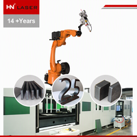 Bras de robot de soudage laser industriel 1500W 2000W pour la fabrication de métaux sur ligne de production
