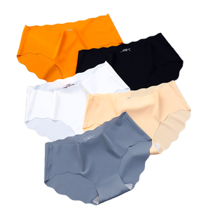 กางเกงในผ้าลูกไม้สำหรับผู้หญิง เอวสูง ผ้าฝ้าย ไร้ตะเข็บ เซ็กซี่ ทอแบบเรียบ สำหรับผู้หญิง วัยผู้ใหญ่ สีพื้น ทรงฮิปสเตอร์ - Product Image 1
