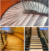 Sistema de Iluminación Inteligente para Escaleras Grilight Automático con 20 Tiras LED, Sensor de Movimiento PIR, Carga Máxima de 400W, Control de 32 Escalones