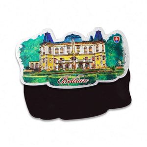 Aimant de réfrigérateur en feuille d'aluminium avec carte souvenir de l'île tropicale de Vanuatu, cadeau de <span class=keywords><strong>voyage</strong></span> panoramique pour les touristes des centres de villégiature du monde entier - Product Image 2