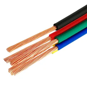1.5mm 2/2.5mm2/4mm2/6mm2/10mm2/16mm2 câble en PVC conducteur en cuivre Flexible à un noyau