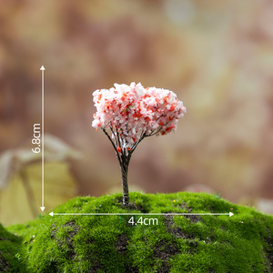Mini Árbol Artificial de Sakura, Modelo de Micro Paisaje, Adorno Multicolor, Árbol de Flores en Miniatura, DIY, Terrario de Musgo, Jardín de Hadas, Bonsái - Product Image 6