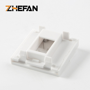 ZHEFAN Plaque frontale en plastique à port unique RJ45 type français 45*45 type <span class=keywords><strong>Legrand</strong></span> - Product Image 4