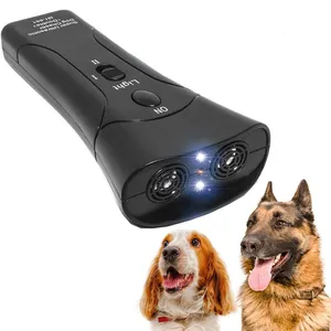 Pet Dog Repeller Anti Barking Stop Bark Trainings gerät Trainer LED Ultraschall Anti Barking Ultraschall ohne Batterie Großhandel