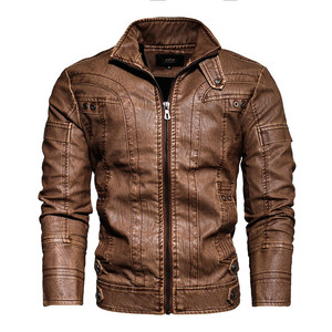 Soldes Exceptionnelles : Blouson Moto Homme Hiver Élégant en <span class=keywords><strong>Cuir</strong></span> PU, Coupe Slim, Doublure Velours - Product Image 1