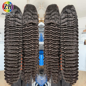 Parrucca di <span class=keywords><strong>capelli</strong></span> umani vergini vietnamiti grezzi da 40 pollici, onda profonda, densità 250%, riccioli birmani, <span class=keywords><strong>capelli</strong></span> indiani vergini, lisci come seta - Product Image 5