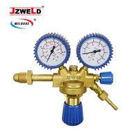 Régulateur de gaz acétylène en laiton Ref 116 MOX, connecteur de cadre, modèle JZWELD/JGR-02B pour argon et oxygène