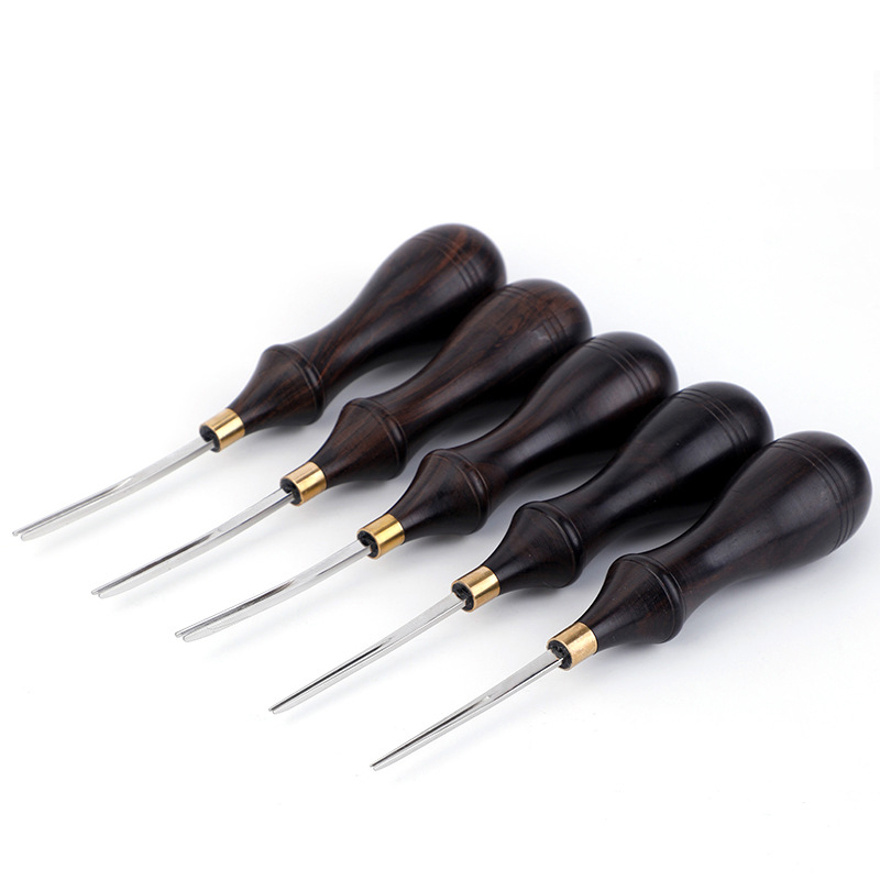 Профессиональный инструмент для обрезки сандалового дерева кожевенный резец кожевенное ремесло Ручная обрезка нож инструмент